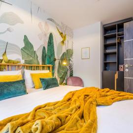 COLIBRI-Design&Beach Appartement mit 40m2 Terrasse und 2 SUPs