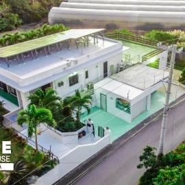 PORT SIDE HOUSE l 砂山ビーチ近くのオーシャンビューバルコニーハウスを貸切 長期滞在向け BBQ可, hotel a Nishibaru