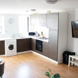 Spacious Ground Floor 2 Bed Apartment Free Parking Pet Friendly, hotel v destinácii Loughborough