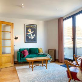 Family Floor - La Couronne Oostende - Authentiek appartement met veel lichtinval