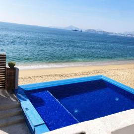 INCREIBLE DEPARTAMENTO A PIE DE PLAYA EN MANZANILLO, COMPLETAMENTE NUEVO, hotel Manzanillóban