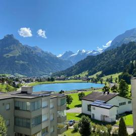 Wunderstay Alpine 303 New Studio with Lake & Mountain View, хотел в Енгелберг