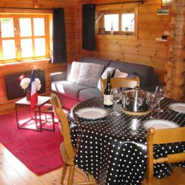 bord de mer, chalet en bois