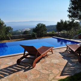 Holiday house in Bol with sea view, terrace, air conditioning, WiFi 120-1