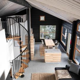 Villa Ruka - Rising Sun with 3 bedrooms, loft, sauna and balcony with a view