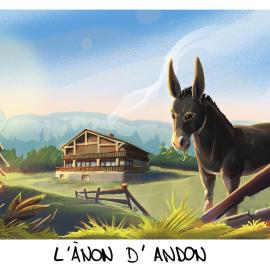 L'ânon d'Andon, hotel v mestu Andon