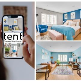 에그햄에 위치한 호텔 COZY 2 BED Apt, town centre, pkg, perfect for long stays