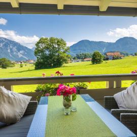 Ferienwohnung Hörndlwand Ruhpolding Bergblick