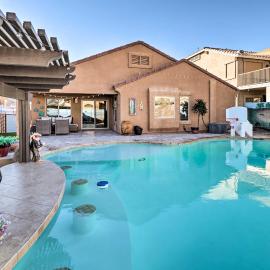 Maricopa Home w/ Swim-Up Bar, Heated Pool & Slide