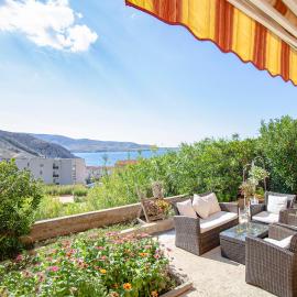 Durdica beautiful garden with fantastic sea and mountain views
