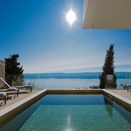 Villa Gust, sea view, pool, jacuzzi, sauna, cinema