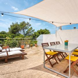 Ático Playa Santandria con Piscina y Wifi, hotel em Ciutadella