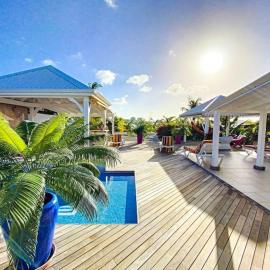 Villa Marie, swimming pool, beach, pontoon and jacuzzi, all private