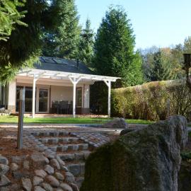 Ferienhaus mit schoenem Garten in Parchim
