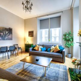 Stylish & Spacious 3 Bedroom Apt in Finnieston, West End