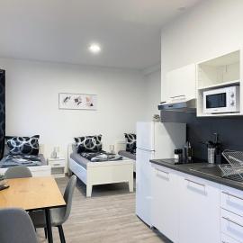 Hochwertige Studios für Monteure I Kostenloses Parken I home2share: Stemshorn şehrinde bir otel