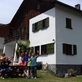 Villa Bianca Bormio garden and parking, hotel a Valdidentro
