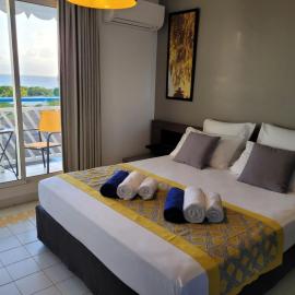Studio Nikita Vue mer Plage privée Piscine Manganao SAINT-FRANCOIS