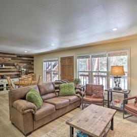 Walk to Marina: Rustic Grand Lake Retreat!