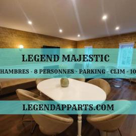 Legend Majestic - 3 chambres - Parking privé GRATUIT - Centre Ville - Quai de Saône - Gare - fibre โรงแรมในมากง