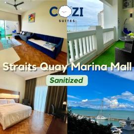 Instagramable Luxury Suites for Couples or Families • Straits Quay Penang • Sea View Balcony • Private Bathtub, hotel i Bagan Jermal