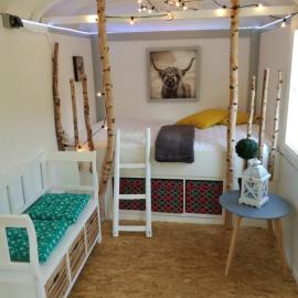 Zurück zur Natur - Urlaub im Zirkuswagen, Sommeratelier oder Schindelwagen, hotel v destinácii Adenbach