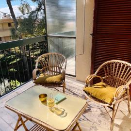 Charmant T3 au milieu des pins, terrasse sud, vue mer, plage à pieds, fibre et garage privé inclus