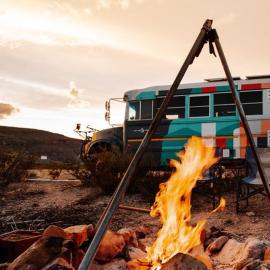 Camping at Desert Gardens Oasis in Lobo, TX, hotel a Van Horn