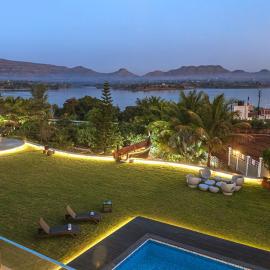 SaffronStays Jannat, Igatpuri 100 Percent pet-friendly villa with amazing lake view