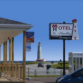 Hôtel-Motel Le Pharillon, hotell sihtkohas Cap-des-Rosiers