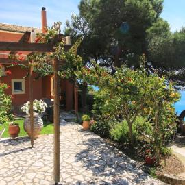Villa Takis on Pelekas beach Apartment A with private garden and sea view