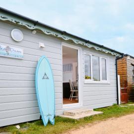 Gwithian, Sea Dream Beach Chalet, hotel i Gwithian