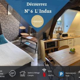 La Maison Sévigné Appart Hôtel N6 L'indus Climatisé, hotel a Béthune