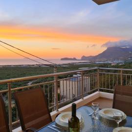 New Villa Kalimera, view to Falasarna beach, hotel a Plátanos