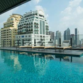 Sukhumvit 11#Luxury#Pool#Gym#BTS Nana&MRT Sukhumvit#1BR#Max2ppl