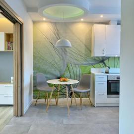 Capital Towers - Apartament Green w centrum miasta z widokiem na rzekę i park