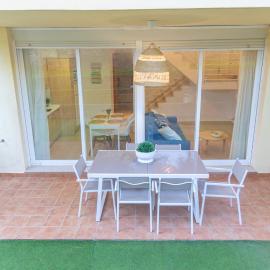 Mediterranean style: steps from the sand