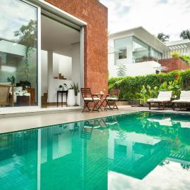 La Sierra by The Blue Kite - 2 & 3BHK Villas near Anjuna & Vagator Beach with Private Pool, Terrace, Garden, Kitchen & Security, khách sạn ở Mapusa