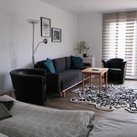 FeWo TIMON großzügig modern mit Terrasse ca 50 qm, hotell sihtkohas Hamm