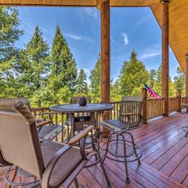 Quiet Ruidoso Cabin w/ Deck & Private Hot Tub