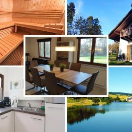 Seepark Kirchheim Ferienhaus bei Zeta mit Sauna