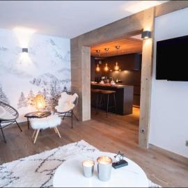 Luxueux appartement skis aux pieds, jacuzzi privatif