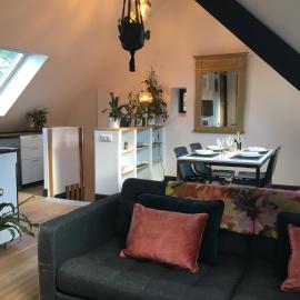 Ker Awen-Appartement en pierre avec vue panoramique à Locronan