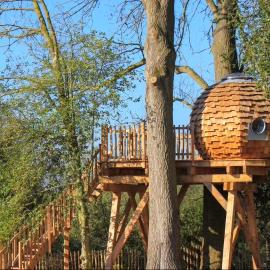 Cabane sur pilotis