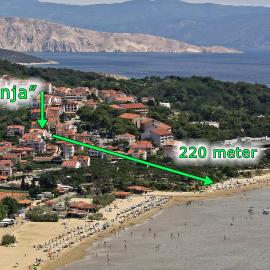 Apartmani Višnja, hotel i Lopar