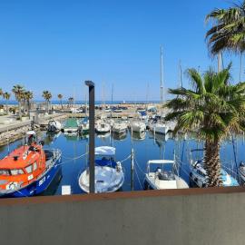 Au Barcarès, vue magnifique sur le port et la mer