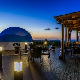Jeju Starlight Glamping 제주별헤는밤글램핑펜션、済州市のホテル