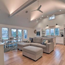 Walk to Beach! Cape Cod Cottage w/ Fire Pit