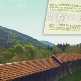 ⁂⁂ LE GRAND DUC Appartement [CLEDICIHOME] / Magnifique vue sur les montagnes / 4 KMs DE GERARDMER ! ⁂⁂, hotel v destinácii Rochesson