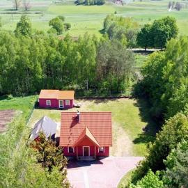 Domek letniskowy w lesie 6 -7 osób, hotel en Wydminy